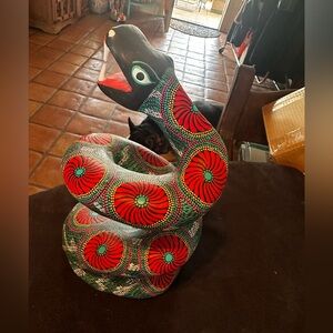 Gorgeous Hand Painted Alebrije Snake